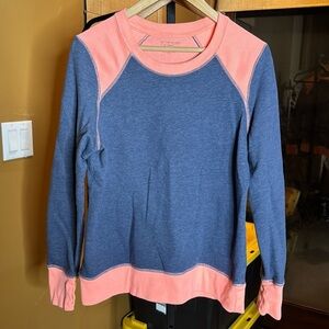 Tek Gear Blue & Orange Pullover Sweatshirt Athleisure Top Size XL